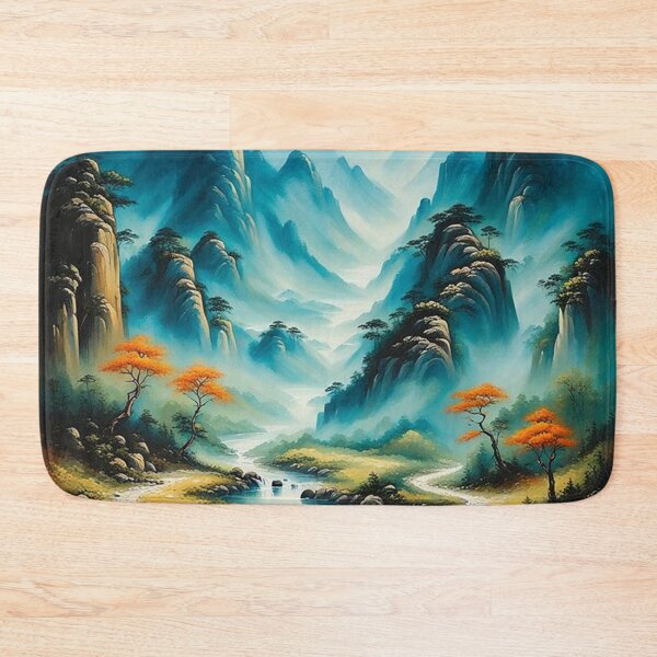 Item preview, Chinese mountain with river valley designed and sold by JackFreestone.
