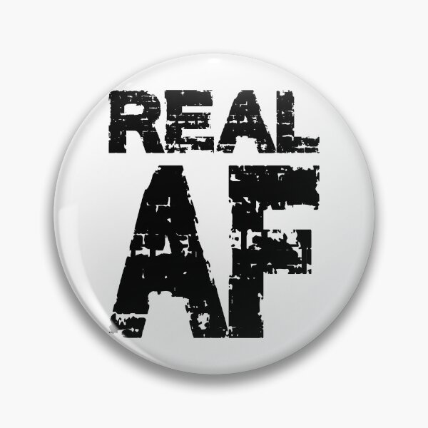 Item preview, REAL AF, BLACK DESIGN designed and sold by Rejiboustarts.