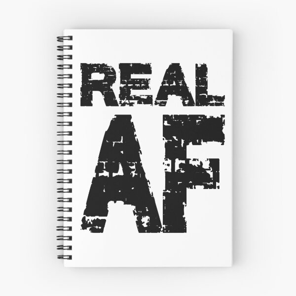 Item preview, REAL AF, BLACK DESIGN designed and sold by Rejiboustarts.