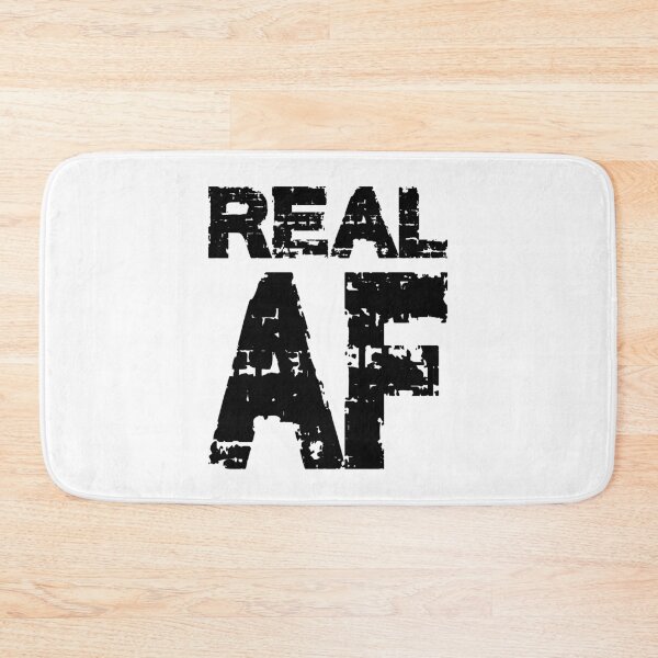 Item preview, REAL AF, BLACK DESIGN designed and sold by Rejiboustarts.