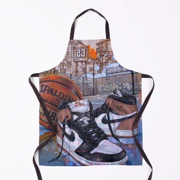 Item preview, Jordan1 rust pink sneaker basketball art designed and sold by GalleryKauffeld.