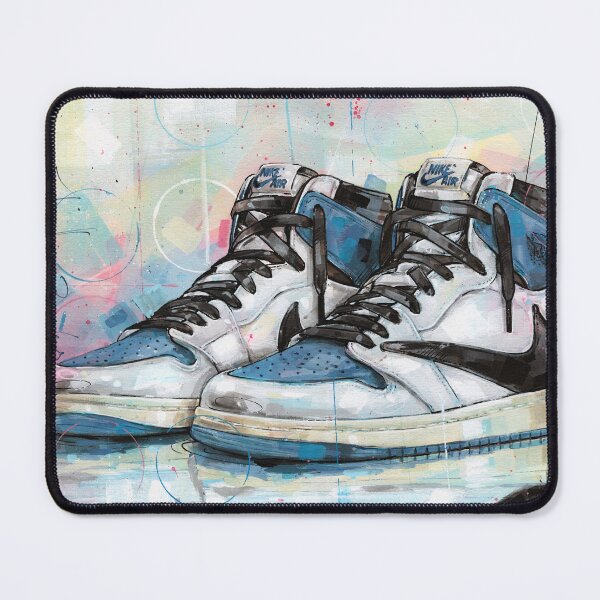 Item preview, AirJordan Fragment High sneaker art designed and sold by GalleryKauffeld.