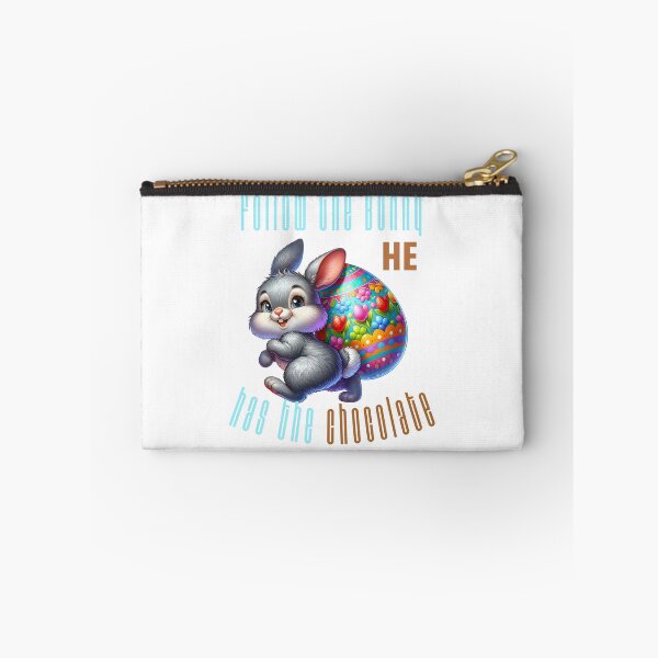 Item preview, Follow the bunny he has the chocolate  designed and sold by leshewle.