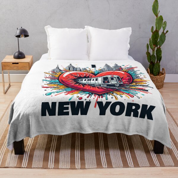 Item preview, New York Subway Love NYC Subway Train Love  designed and sold by MayaDelaye.