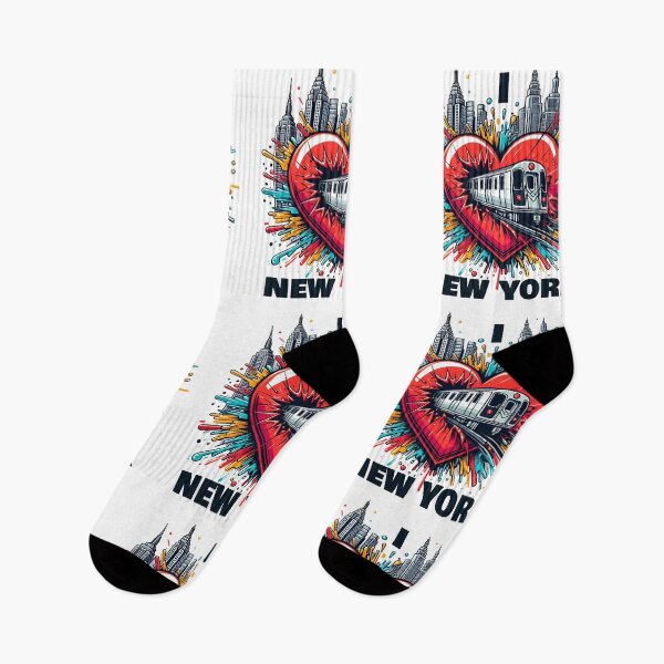 Item preview, New York Subway Love NYC Subway Train Love  designed and sold by MayaDelaye.