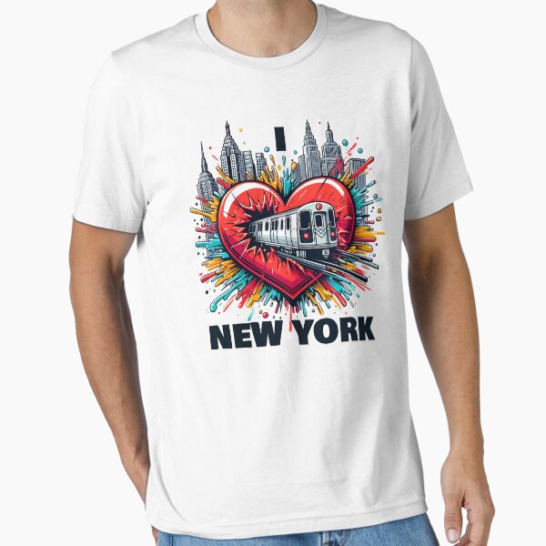 Item preview, New York Subway Love NYC Subway Train Love  designed and sold by MayaDelaye.