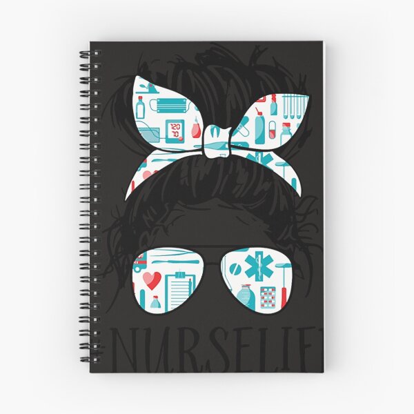 Item preview, Nurse Life Registered Nurse Messy Bun Nursing School Student designed and sold by 29HappyRoon36.