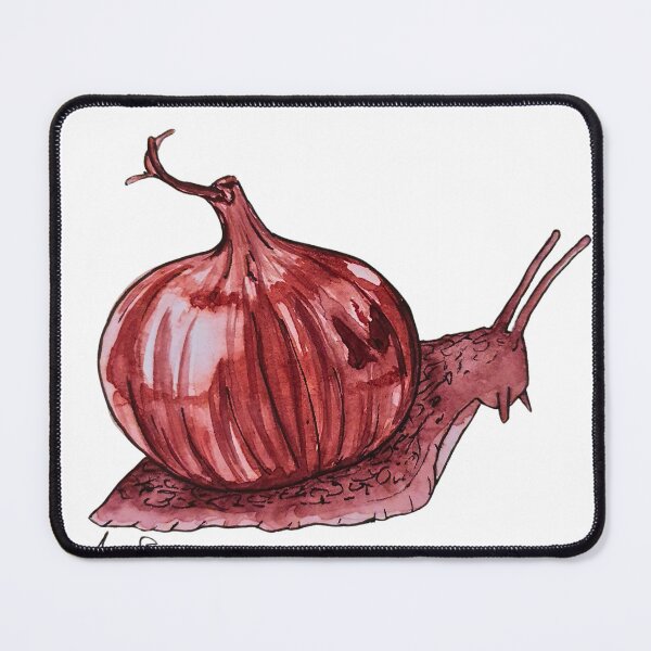 Item preview, Red Onion snail designed and sold by mimberart.