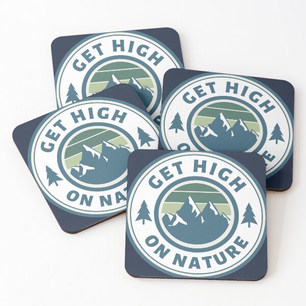 Item preview, Get High on Nature - Hiker and Mountain Lover designed and sold by Ivanapcm.