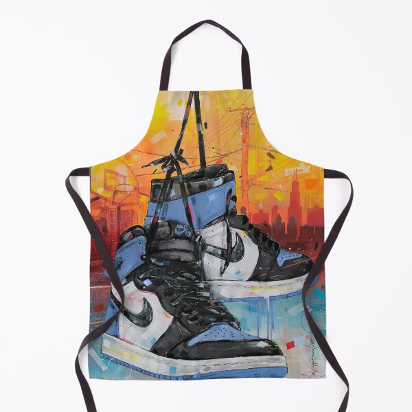 Item preview, Jordan1 UNC toe powerlines art designed and sold by GalleryKauffeld.