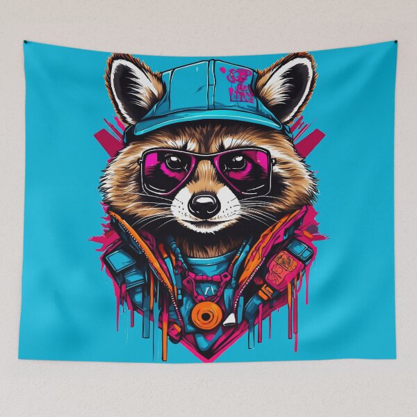 Item preview, Street Style Raccoon designed and sold by SharpPenguin.