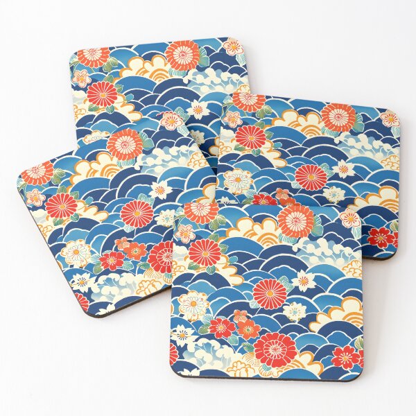 Item preview, Japanese blue pattern designed and sold by CulturalVibes.