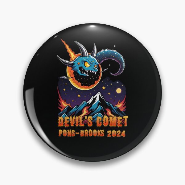 Item preview, Devil's Comet 2024 Pons-Brooks  designed and sold by Dogstar3c.