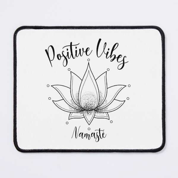 Item preview, Positive Mind, Namaste and Lotus Flower designed and sold by Audrey Janvier | AJD.