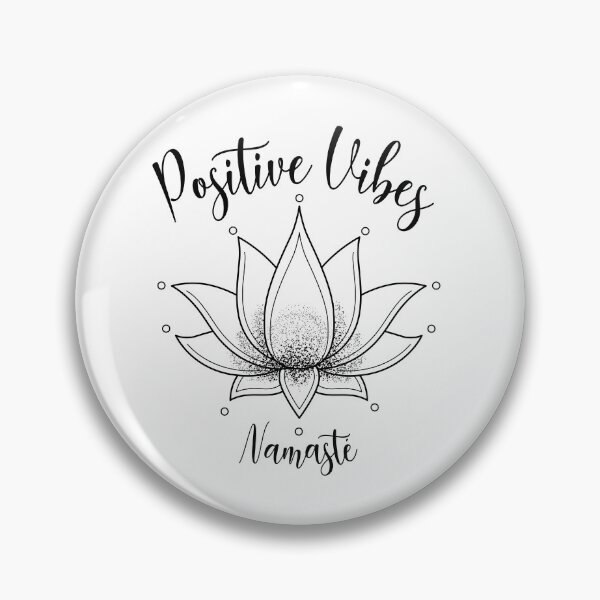 Item preview, Positive Mind, Namaste and Lotus Flower designed and sold by Audrey Janvier | AJD.
