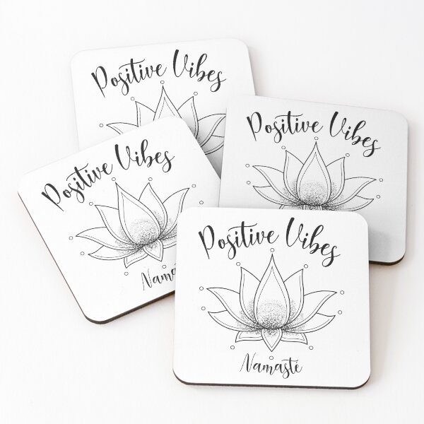 Item preview, Positive Mind, Namaste and Lotus Flower designed and sold by Audrey Janvier | AJD.