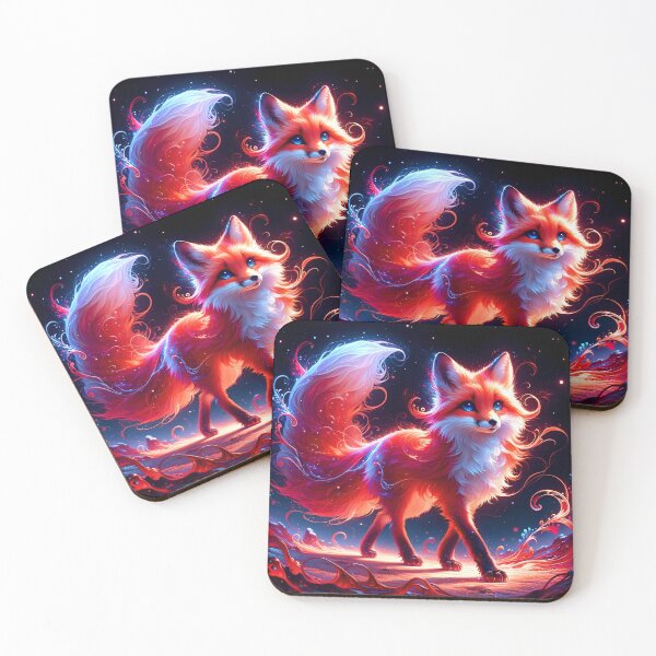 Item preview, Foxy Nightcafe ai art  designed and sold by WildflowersAI.