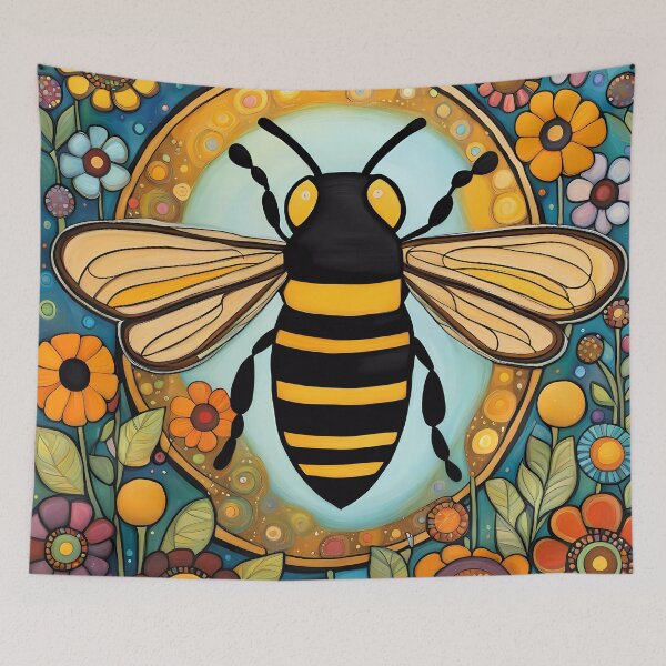 Item preview, Folk Art Bee designed and sold by Colin Bentham.