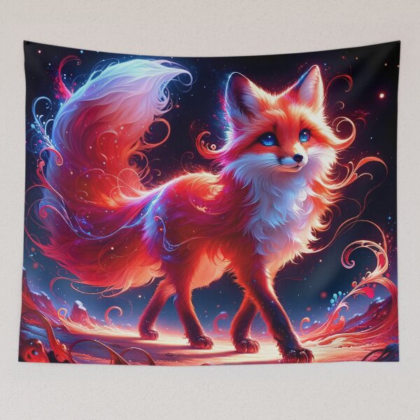 Item preview, Foxy Nightcafe ai art  designed and sold by WildflowersAI.