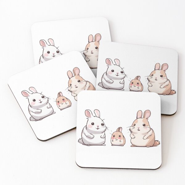 Item preview, sad hamster and rabbit designed and sold by Denis-david-art.