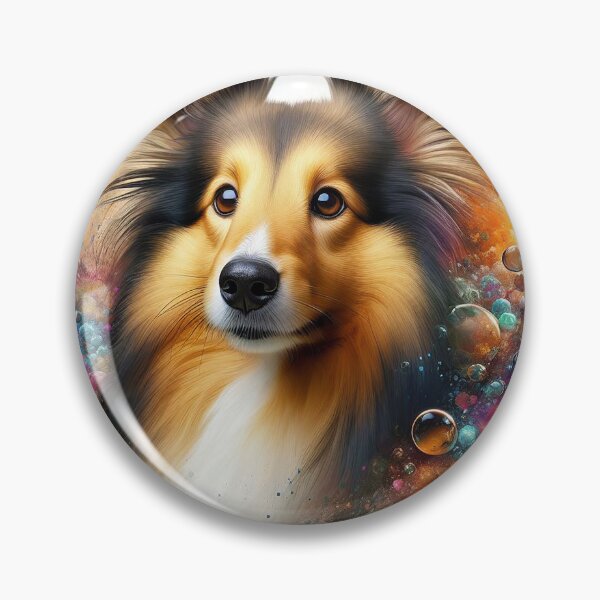 Item preview, Shetland Collie: barking Sheltie designed and sold by The Digital Compass.