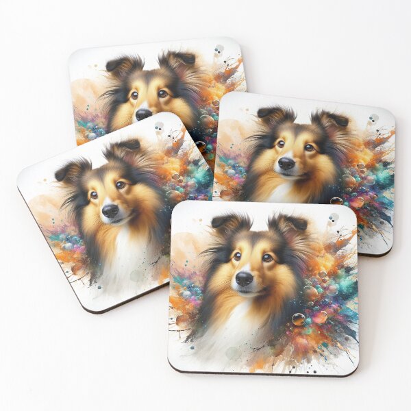Item preview, Shetland Collie: barking Sheltie designed and sold by The Digital Compass.
