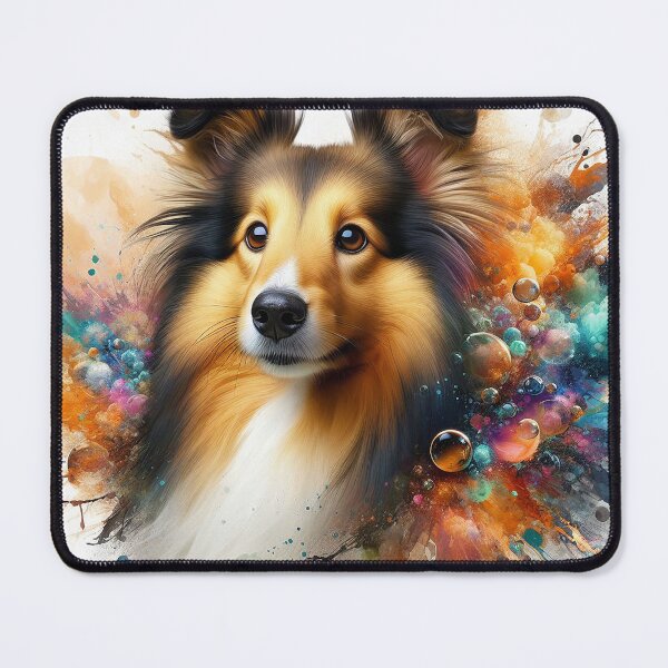Item preview, Shetland Collie: barking Sheltie designed and sold by The Digital Compass.