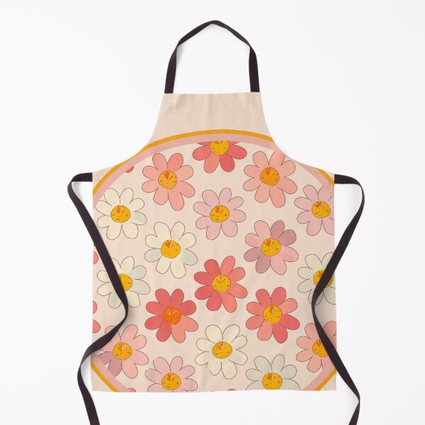 Item preview, Cute retro flowers in circle frame designed and sold by AnnDart.