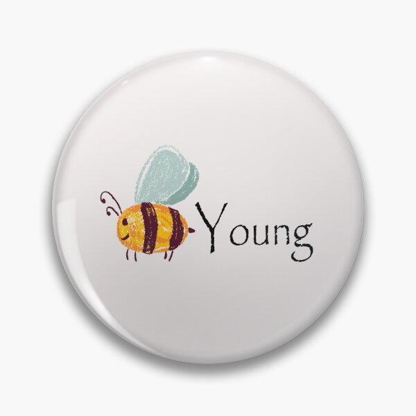 Item preview, Nice bee, Happy bee drawing, Be young designed and sold by MiaArtLovers.