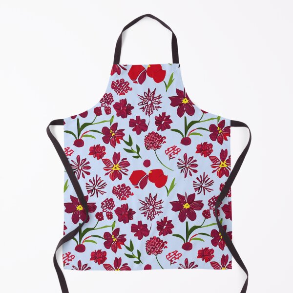 Item preview, Red Flower Pattern designed and sold by Odetee.