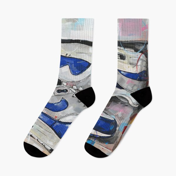 Item preview, AM1 OG blue sneaker in showbox painting designed and sold by GalleryKauffeld.