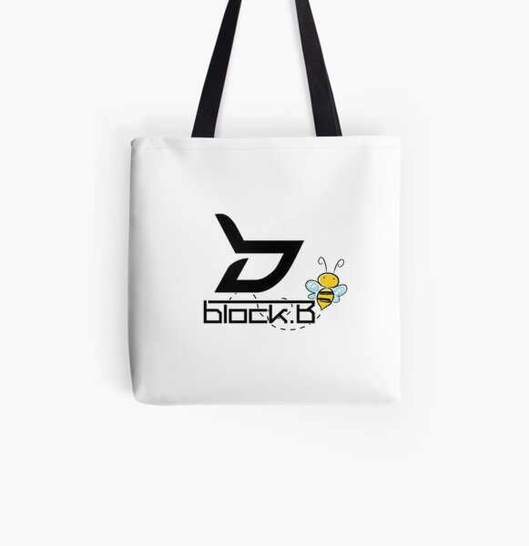 Block B Logo Tote Bag By allcourt Redbubble