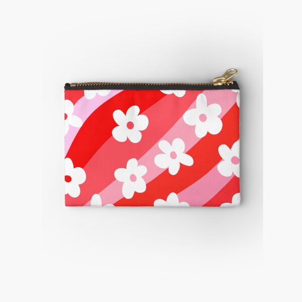 Item preview, Pink and Red, Wavy, Groovy Flowers Pattern  designed and sold by OneThreeSix.
