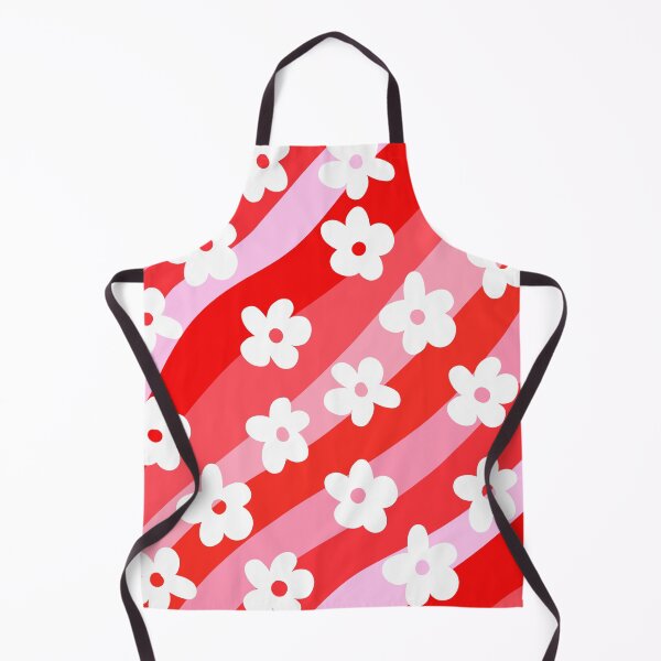 Item preview, Pink and Red, Wavy, Groovy Flowers Pattern designed and sold by OneThreeSix.