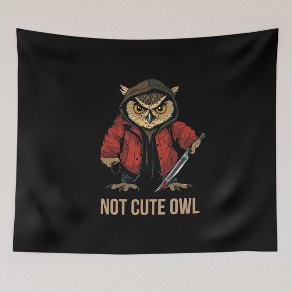 Item preview,  Owl funny character  designed and sold by VibeStyleShop.