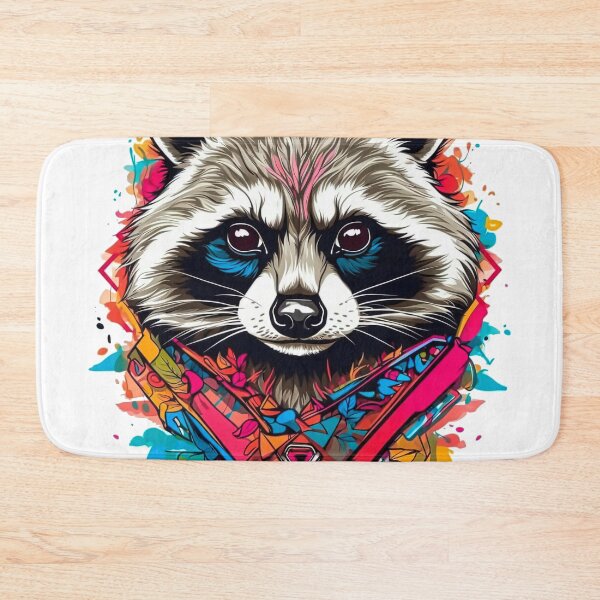 Item preview, Abstract Art Raccoon designed and sold by SharpPenguin.