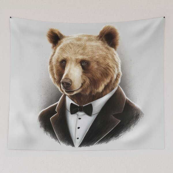 Item preview, Bear Wearing A Tuxedo  designed and sold by PolygonPinnacle.