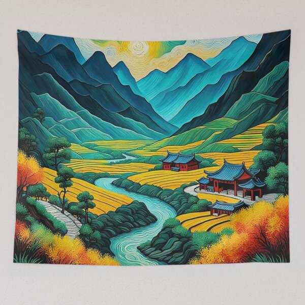 Item preview, Chinese mountain valley designed and sold by JackFreestone.
