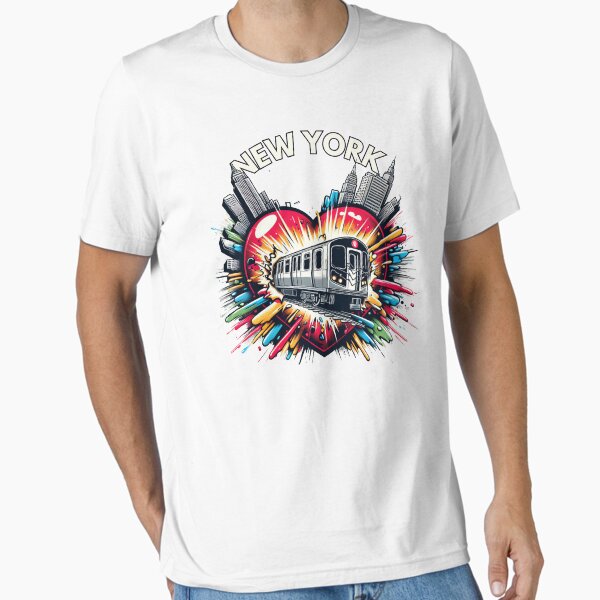 Item preview, New York Subway Love NYC Subway Train Love  designed and sold by MayaDelaye.