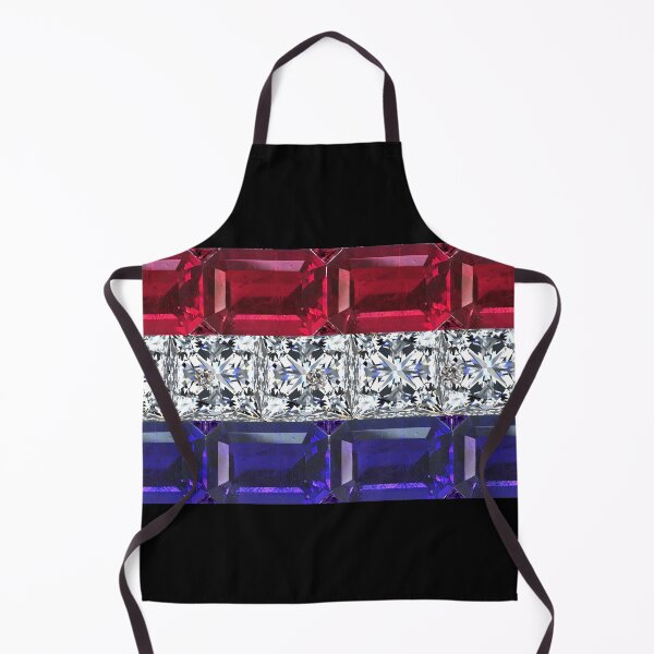 Item preview, Dutch Flag Gemstone and Diamond Digital Art designed and sold by DigitalGemArt.