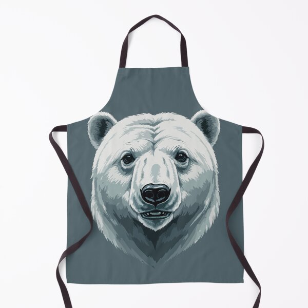 Item preview, Mighty polar bear head designed and sold by twisted-dot.