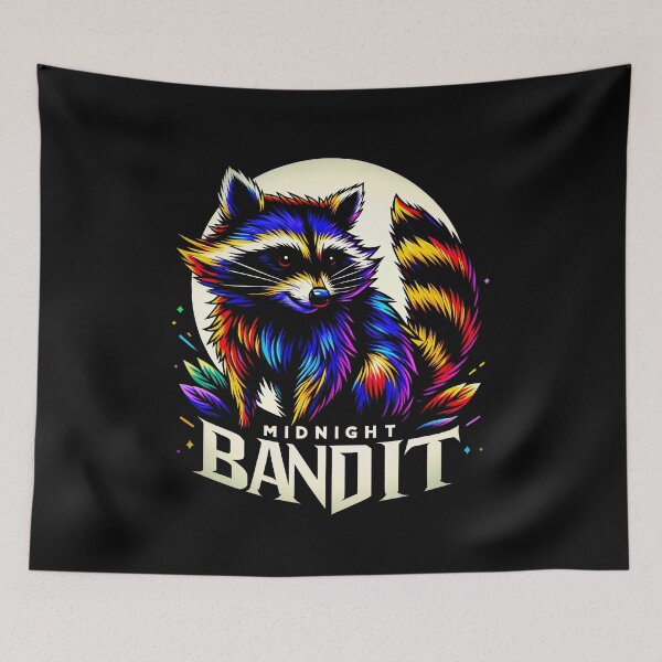 Item preview, Rainbow Raccoon under Moonlight designed and sold by SharpPenguin.