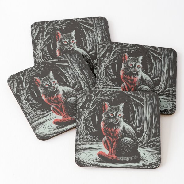 Item preview, Beautiful Cat in the Woods 2 designed and sold by Thomas  Lewis.