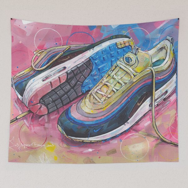 Item preview, AirMax1 Sean Wotherspoon sneaker art designed and sold by GalleryKauffeld.