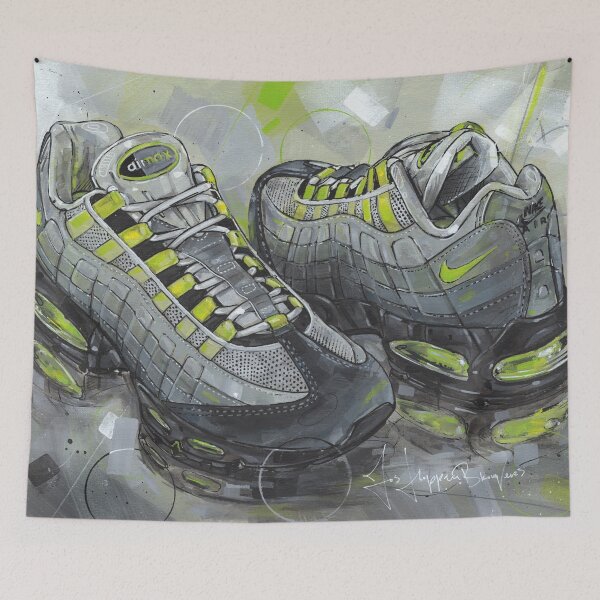 Item preview, AirMax95 Neon green art designed and sold by GalleryKauffeld.