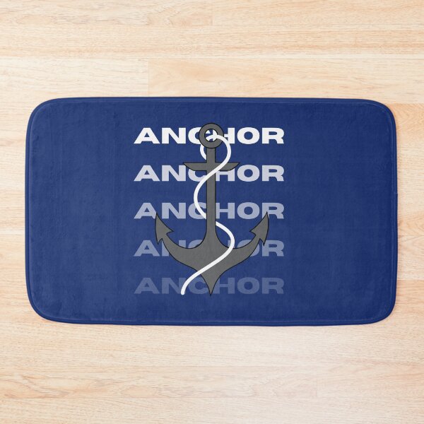 Item preview,  Anchor with rope and white gradient text designed and sold by coloryourwings.