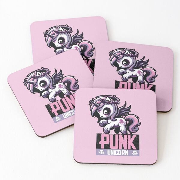 Aperçu de l'œuvre Licorne maudite punk créée et vendue par DineshArtShop.