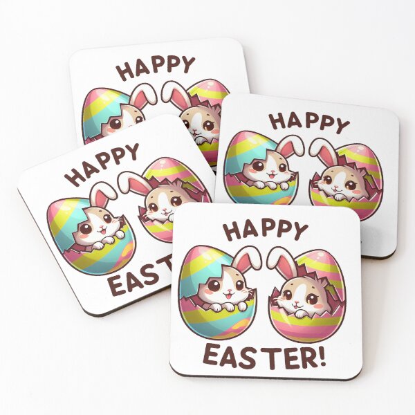 Item preview, Happy Easter: Easter Bunnies and Colorful Eggs #2 designed and sold by TheRumblingNerd.