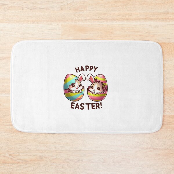 Item preview, Happy Easter: Easter Bunnies and Colorful Eggs #2 designed and sold by TheRumblingNerd.