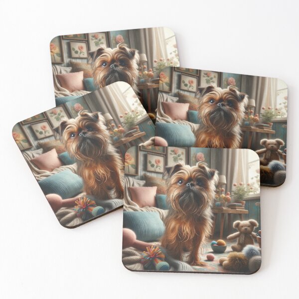 Item preview, Homely Charm: The Lively Joy of the Brussels Griffon designed and sold by ArtemioVisions.